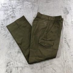 vtg Boy Scouts of America Pants Youth 26 Green Official Uniform Cargo Pockets