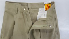 Boys A+ Khaki Pleated Front Uniform Pants Sizes 8Reg. & 14Reg.