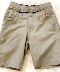 French Toast & Amazon Boys School Uniform Shorts Khaki Size 8 Lot of 4