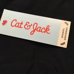 Cat & Jack New Boy’s Size 5 School Uniform Black Shorts Lot Of 2 Stretch Shorts