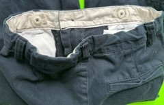 📚✏️’The Children’s Place’ Navy Flat Front Uniform Chino Shorts Boys SZ 10✏️📚