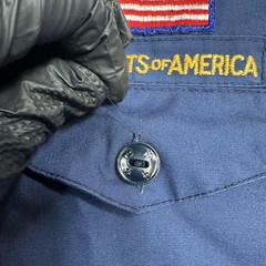 Boy Scouts Of America Uniform Boys Size 16 Blue Cub Scout Shirt Patches