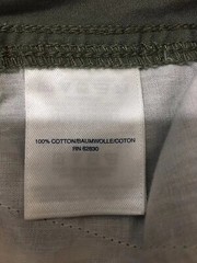 Lands end boys active chino shorts Sz M Green Cotton Pull on Elastic Waist