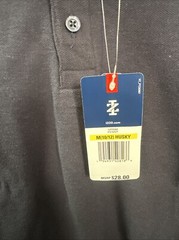 IZOD School Uniform Polo Long Sleeve Husky Sz M (10/12)