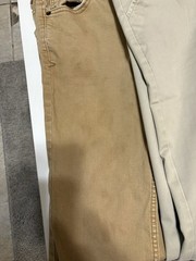 Youth Boys Size 12 Uniform Khaki Pants School Lot Bundle Of 5 Read*