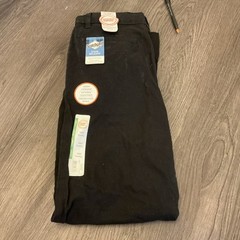 Wonder Nation Boys’ School Uniform Stretch Chino Pants, Size 10 Husky Adjustable