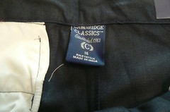 NEW Cambridge Classics Navy Blue slacks sz.16 boys,flat front, NWT