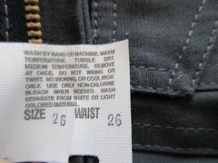 NWT BOY SCOUTS of America Gray Action Fit Uniform Pants size W26 Unhemmed #58726