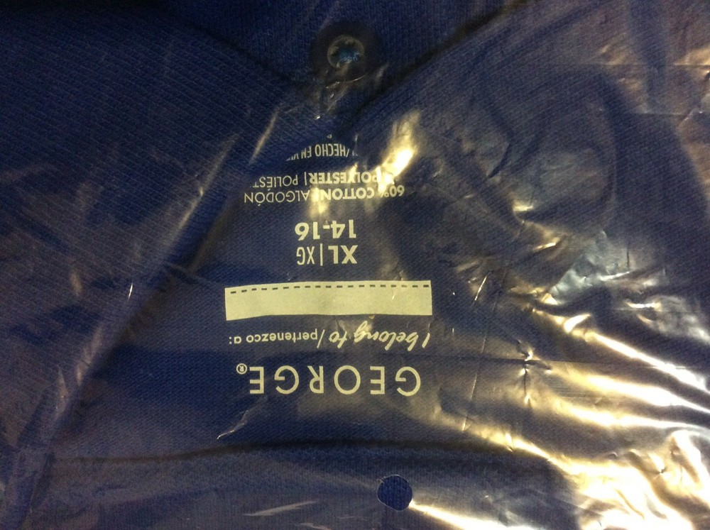 GEORGE Boys School Uniform Shirt, XL 14-16