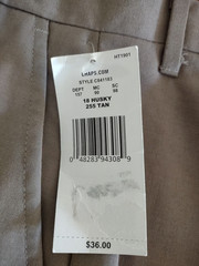 CHAPS – NEW WITH TAGS. SIZE IS 18 HUSKY