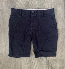 GAP Kids Boys Chino Shorts School Uniform 7 Navy Blue Organic Cotton Schoolwear