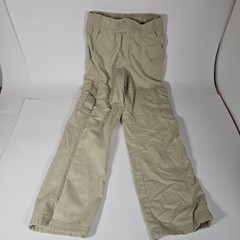 The Childrens Place Adjustable Tan Cargo Uniform Pants Boys Size 7 Slim