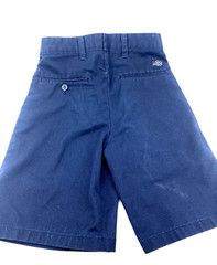 School Uniform Shorts Size 14 Slim Boys Children Kids Pockets Navy Blue