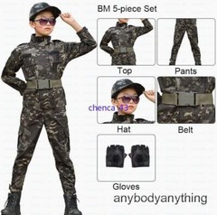 Children’s Spring Autumn Camouflage Suit Special Forces Tactic Training Uniform