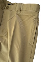 Lands End Boys Sz 20 15-16 YRS Khaki Chino Pants 34Wx30L” Iron Knee #3483