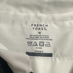 NWT French Toast Boys 18 Hunter Green Relaxed Fit School Uniform Pants Lot of 2