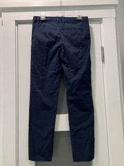 School Uniform Navy Pants Cat & Jack Boys Size 16 Chino Skinny Retail Price $15
