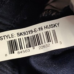 French Toast Boy’s Relaxed Pants Size 16 Husky Navy Blue New Chino uniform V7b
