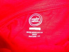 Wonder Nation Boys S M L XL School Uniform Polyester Cotton Red Polo Shirt (CP)