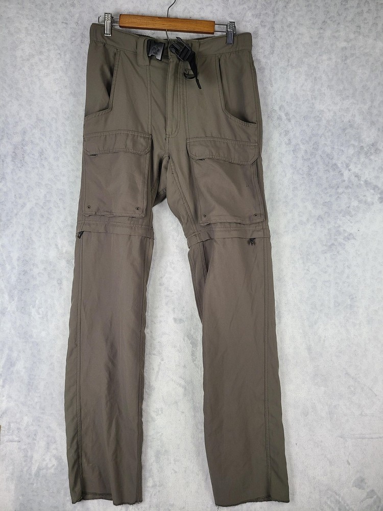 Boy Scouts Of America Pants Boys Small Green Uniform Switchbacks Zip Off Legs