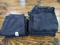 Boys Uniform-2 Navy Pants/5 Navy Shorts Size 12 Husky Children’s Place GUC