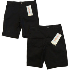 Cat & Jack New Boy’s Size 5 School Uniform Black Shorts Lot Of 2 Stretch Shorts