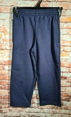 BNWT Boys Sz 10 LW Reid Brand Navy Blue Zip Pocket Elastic Waist Track Pants