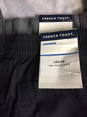 French Toast Boy’s Lot of 3 Pants Grey, Black, White Pants Size 12