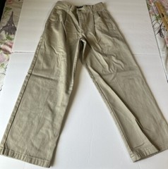 GEORGE- Boy’s Khaki Pleated Uniform Pants- Size 10 Great Shape