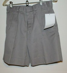 New CARTER’S School Uniform Shorts Boys 14 Khaki Pleated Front Wrinkle Free NWT