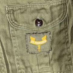 Vintage Boy Scouts Of America Shirt Boys 8 Green Official Uniform Sanforized
