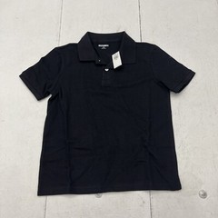 Old Navy Black Jack Uniform Pique Short Sleeve Polo Boys Size Medium (8) NEW