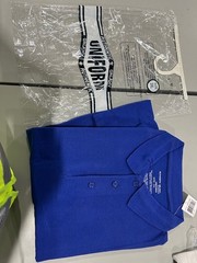 GALAXY BY HARVIC UNIFORM GALAXY BY HARVIC UNIFORM POLO SHIRT BLUE SIZE 3XL