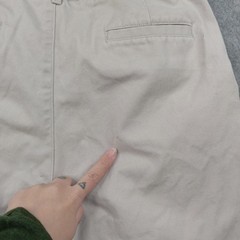 Nautica Shorts Boys 18 Beige School Uniform Twill Flat Front Chino Bermuda