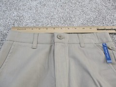 Nautica Shorts Unisex 16 Khaki Adjustable Waist with Stretch School Uniform NWT