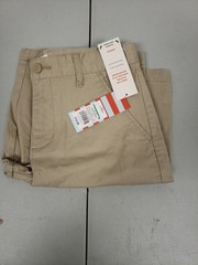 Cat & Jack Boys School Uniform Khaki Shorts Beige Stretch Sz 12 Husky NWT