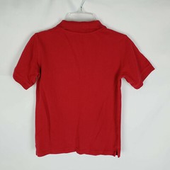 George Boys Uniform Short Sleeve Polo Shirt Red Size M/8 AG