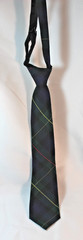 LANDS’ END Boys Plaid Tie Plaid 15.5″ School Uniform Formal Wear Dress Up