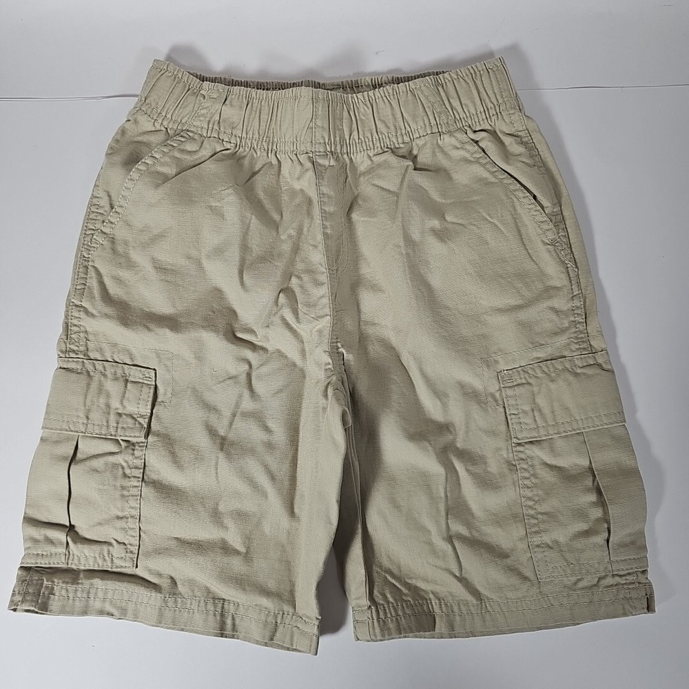 The Children’s Place Khaki Uniform Cargo Shorts Boys Size 7 Husky