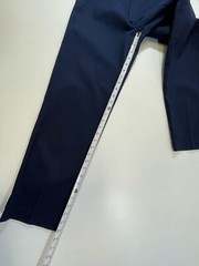 George Boys Cotton Blend Navy Blue Straight Fit School Uniform Dress Pants 16