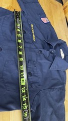 Boy Scouts BSA Cub Scouts Shirt Youth Medium Navy Short Sleeve Uniform Damaged