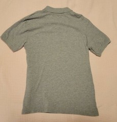 Lot of 2*Childrens Place*Uniform Polo Shirts*White*Gray*Large*10/12