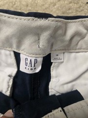 Gap Kids School Uniform Shorts Navy Blue Size 18 NWT Flat Front Chino