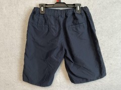Chaps Shorts Boys 14 Husky Navy Blue School Uniform Flat Front Elastic Waist