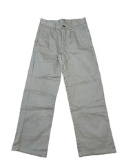 IZOD Boy’s Khaki Uniform Pants Size 10 Pleated EUC