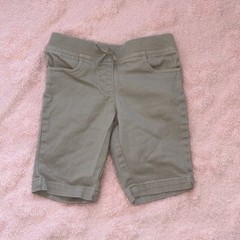 Chaps Kids Unisex Size 6X Tan Khaki School Uniform Cargo Shorts