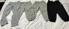 Boys Baseball Pants 2x Small, 1x medium, 1x Youth small (Under Armour)