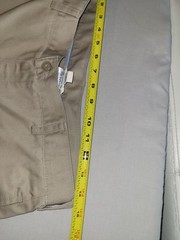 Lands’ End Boys’ Adjustable Waist Relaxed Fit Twill Pant 18 Fit like 30/27