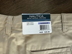Nautical – Boys Khaki School Uniform Shorts – Size 18 Regular