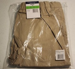 French Toast Youth Boy’s 1-Pack B Adaptive Pull-On Chino Shorts, Khaki, Sz-14